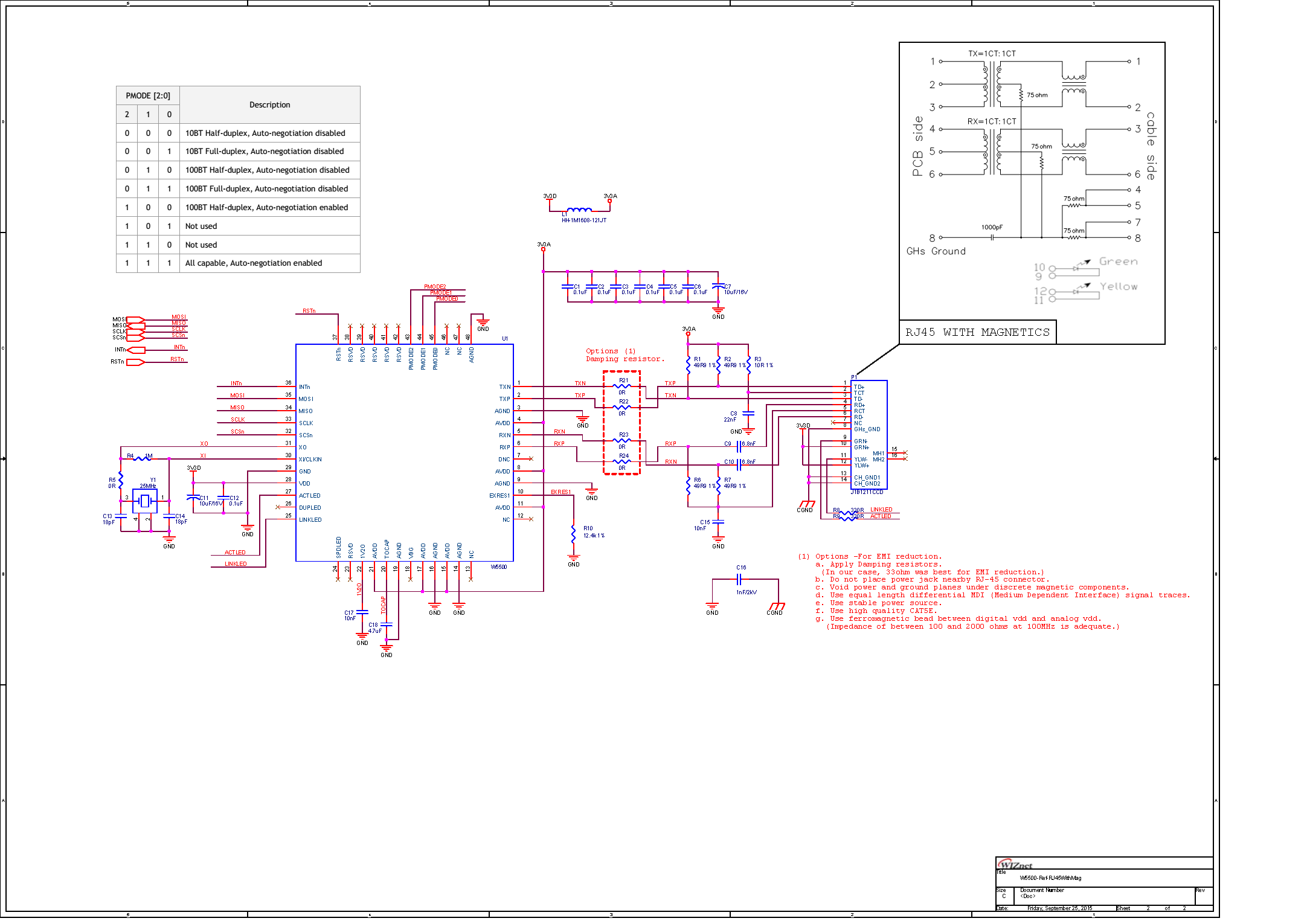 Reference Schematic | WIZnet Document System