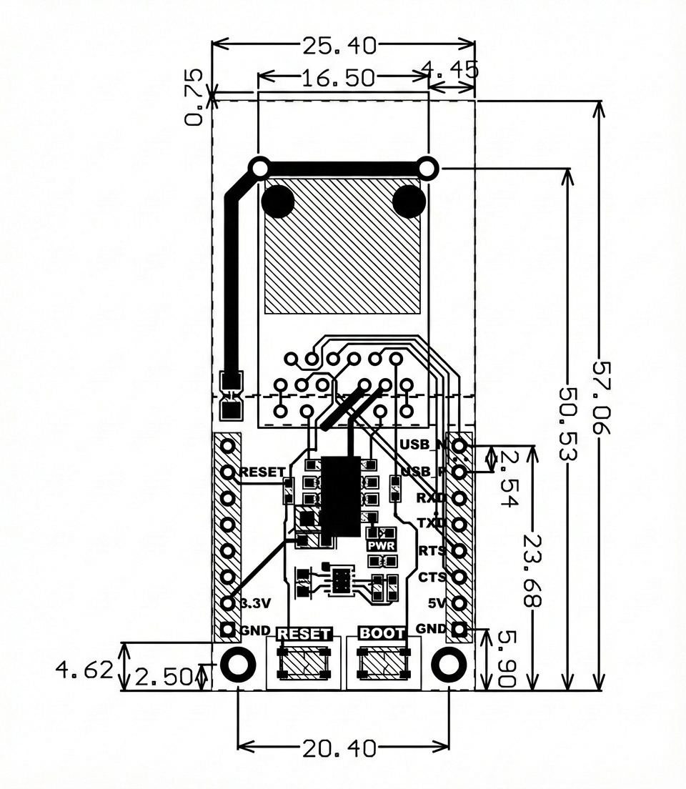 WIZip20-io Dimensions