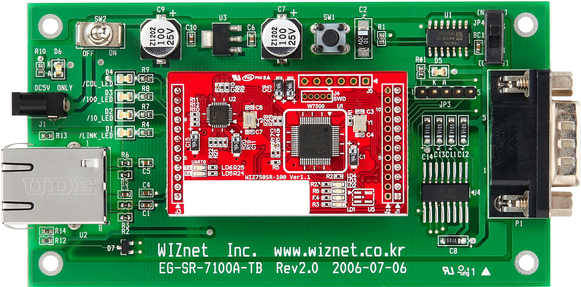 WIZ750SR-100-EVB